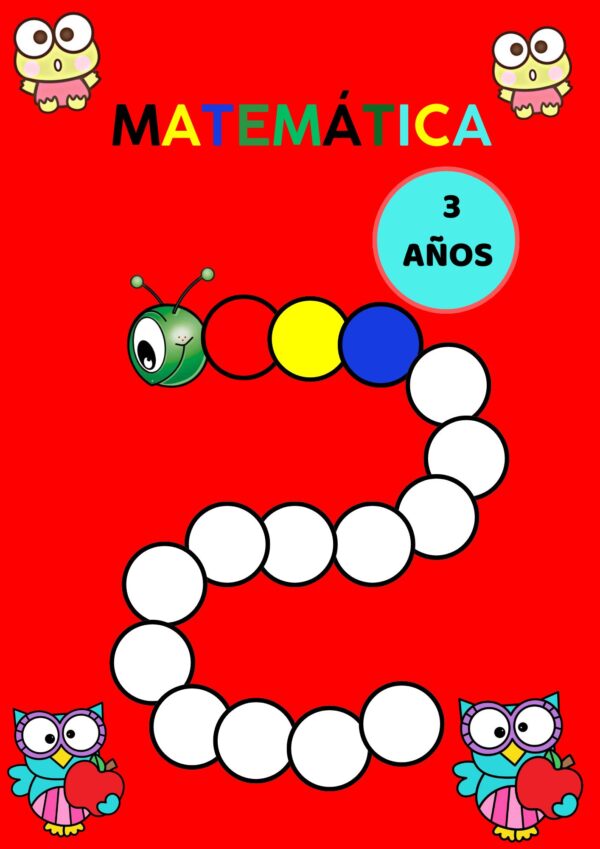Cuadernillo de ejercicios de matemáticas para niños: 3 años