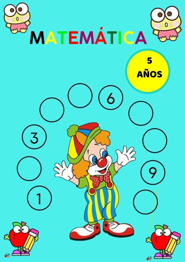 Cuadernillo  de ejercicios de matemáticas para niños: 5 años