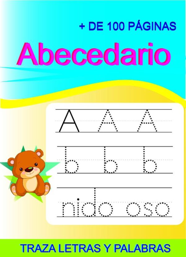 Cuadernillo completo de caligrafía letra imprenta para niños :(3-5 años)