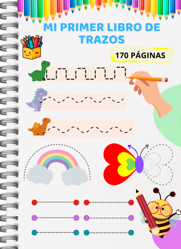 MI PRIMER LIBRO DE TRAZOS PARA INICIAL: 3 A 5 AÑOS